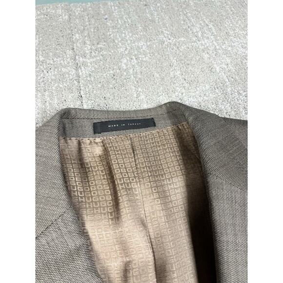 Hugo Boss Mens 100% Virgin Wool Suit Sport Coat Jacket Size 42R - Picture 2 of 10